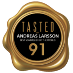 Sello Tasted by Andreas Larsson: 91 puntos para Deliri Trepat 2024